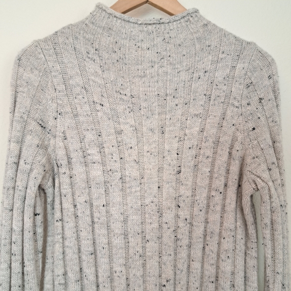 Madewell Donegal Rolled Mock Neck Ribbed Longsleeve Sweater Dress NWT - Picture 6 of 11